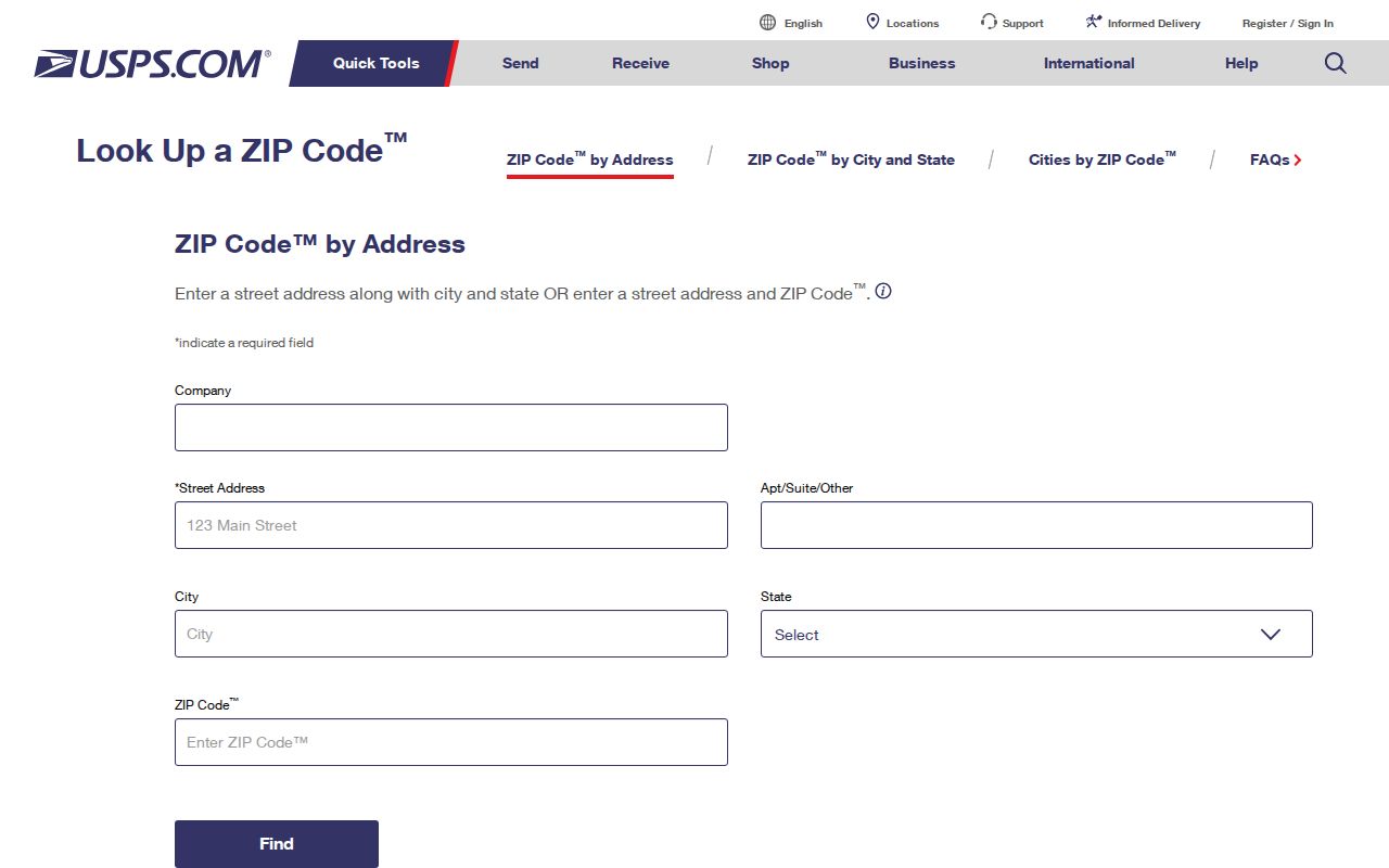 Pleasant Hill ZIP code USPS address lookup